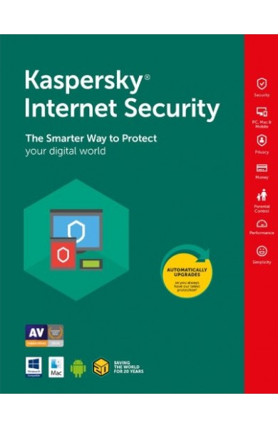 Kaspersky Internet Security (2020) - 1 year 1 PC